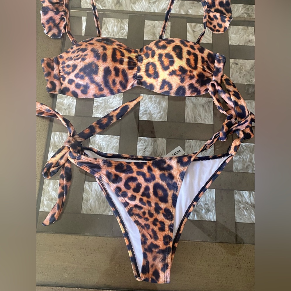 Animal print bikini